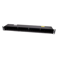 Gabinete de 24 Canales para Montaje en Rack, Compatible con el Módulo de protección DTK-NETMS