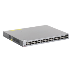 Switch Core Administrable Capa 3 con 48 puertos Gigabit + 4 SFP+ para fibra 10Gb, gestión gratuita desde la nube.