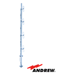 Antena base de 4 dipolos, rango de frecuencia 450 - 470 MHz, alta ganancia