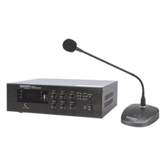 KIT de Amplificador de Audio de 240W Modelo SFB240 | más Micrófono de Escritorio Modelo SF621A