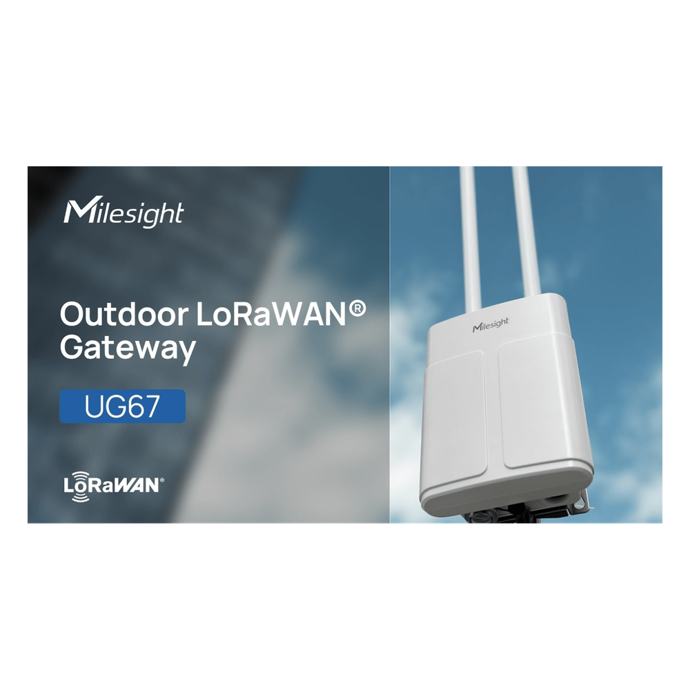 Gateway LoRaWAN para Exterior / 8 Canales / IP67 / 4G LTE / GNSS / PoE / Alcance 15 km / para BMS con BACnet y Modbus