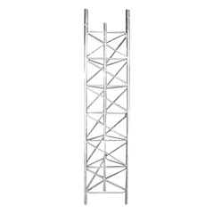 Tramo de Torre de 3 m x 60 cm de Ancho (Tubo 1 1/4" Ced. 40), Galvanizado por Inmersión en Caliente, Hasta 99 m de Elevación.