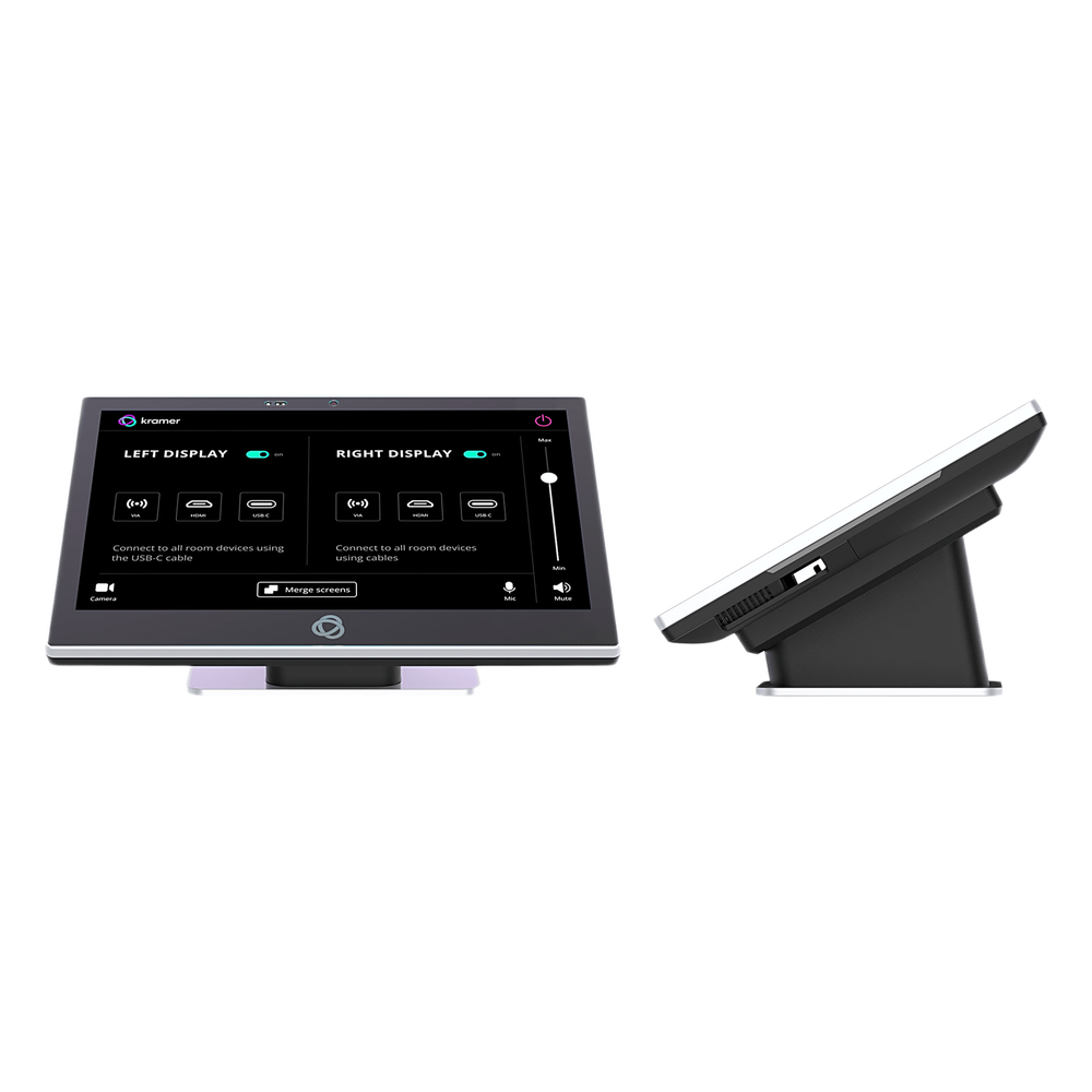 Panel Táctil 10.1 Pulgadas | Resolución 1920x1200 IPS | Multi-Touch 10 Puntos | Android 13 | PoE IEEE 802.3at | Procesador Genio 510 Hexa Core | 4GB RAM | 32GB eMMC | Diseño Seguro | Montaje Mesa y Pared Incluido | Kramer KT-2010SH