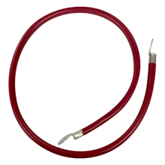 Cable para Baterías  1 m, Rojo, Calibre 2 AWG con Terminales de Ojo en Ambos Extremos
