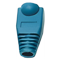 Bota Plástica para Protección de Plug RJ45, Color Azul
