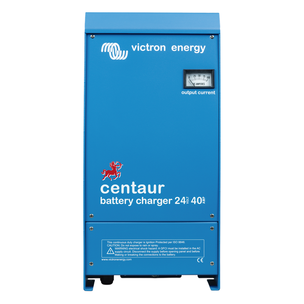 Centaur 24/40 / Cargador de Baterías 24V, 40A / Para Ambientes Marinos y Terrestres. /  Bancos de 160 a 400 Ah