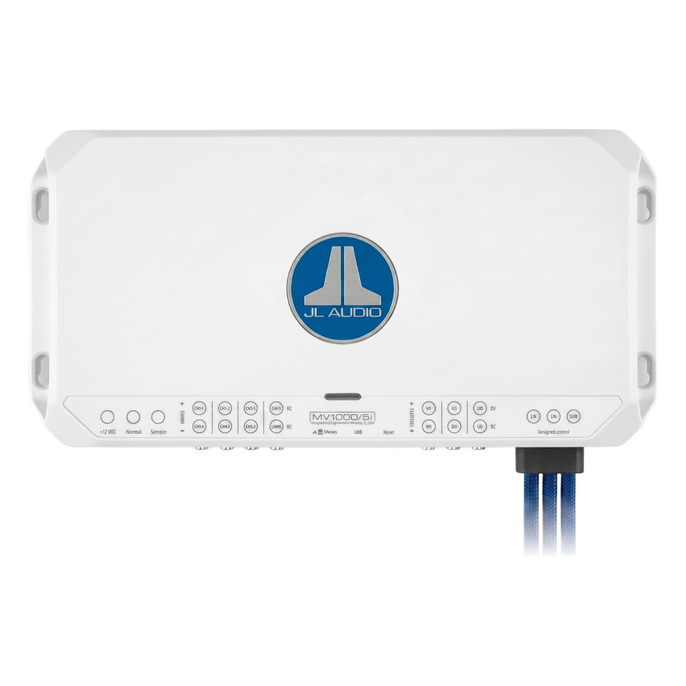 JL Audio MVi / Amplificador Marino Monobloque / 1000 Watts RMS / Clase D / Subwoofer / MV1000/1i