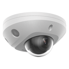 [Dual Light + 2 Micrófonos Integrados] Mini Domo IP 6 Megapixel / Lente 2.8 mm / 30 mts Luz Blanca + 30 mts IR / ACUSENSE / Exterior IP67 / IK8 /  WDR 120 dB / PoE / ONVIF / Micro SD / ACUSEEK