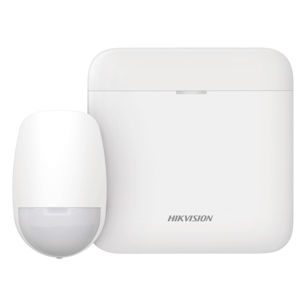 (AX PRO) KIT de Alarma AX PRO / Incluye: 1 Hub con batería de respaldo / 1 Sensor PIR / Wi-Fi / Compatible con Hik-Connect P2P