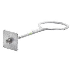 Ancla con Aro, largo: 40 cm. de 1/2" de espesor para Losa o Pared. Galvanizado por Inmersión.