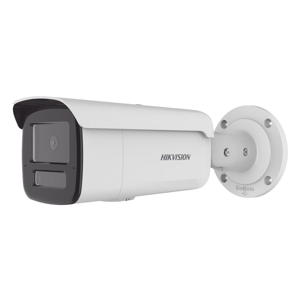 [Dual Light + 2 Micrófonos Integrados] Bala IP 8 Megapixel (4K) / Lente 4 mm / 80 mts Luz Blanca + 80 mts IR / ACUSENSE / Exterior IP67 / IK10 / WDR 120 dB / PoE / ONVIF / Micro SD / Metal / ACUSEEK