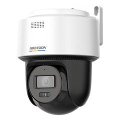 [ColorVu + Dual Light] Cámara Exterior PT TurboHD 3K  / Audio Bidireccional y Sirena / Luz Blanca 40 m / IP66 / -30°C a 60°C / Material Plástico