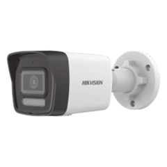 [Dual Light] Bala IP 6 Megapixel / Lente 2.8 mm / 30 mts IR + 30 mts Luz Blanca / Micrófono Integrado / ACUSENSE Lite / Exterior IP67 / H.265 / PoE / Micro SD