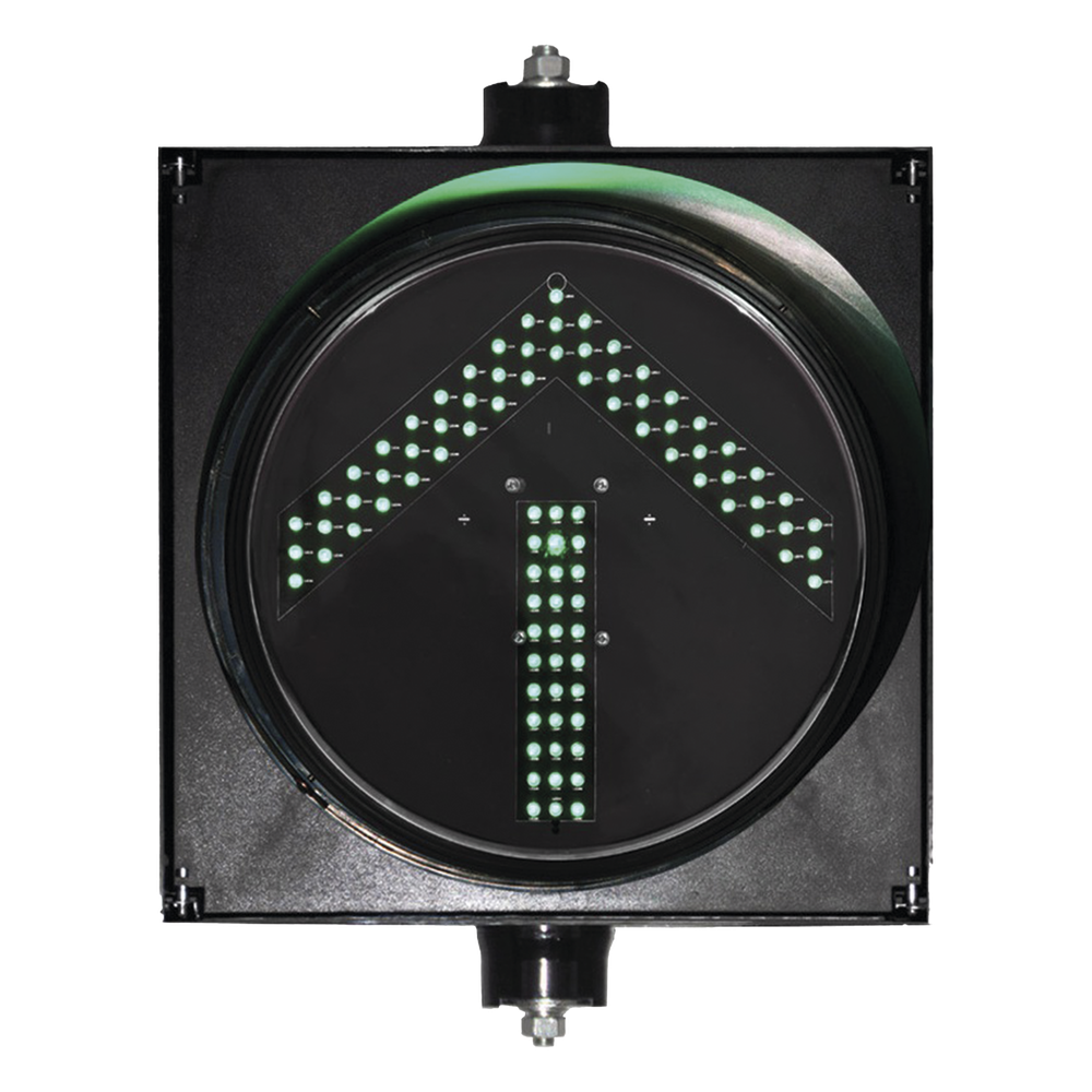Semáforo / Señalización Flecha Verde / Diametro 30cm / Luz LED .