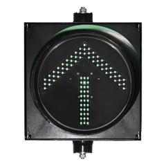 Semáforo / Señalización Flecha Verde / Diametro 30cm / Luz LED .