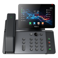 Teléfono IP / Handset Inalámbrico Bluetooth / 20 Líneas SIP / Pantalla IPS Táctil 7" HD / Conferencia 6 Vías / Puertos Gigabit / PoE 802.3af / Wi-Fi 6 / Bluetooth 5.4 / USB 2.0
