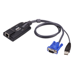 Cable Adaptador | KVM VGA USB | Resolución 1600x1200 | 40m | Emulación de teclado y mouse