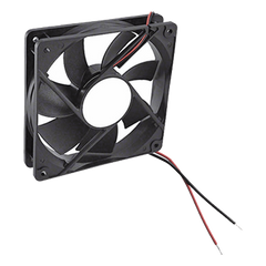 Ventilador Anticondensante Axial Cuadrado, 12Vcc, 120x120x25 mm, 75.0 CFM, 1.9 W, 161 mA, 2200 RPM.