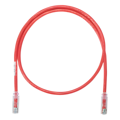 Cable de Parcheo UTP Categoría 6, con Plug Modular en Cada Extremo - 1.5 Metros (4.92 Pies) - Rojo