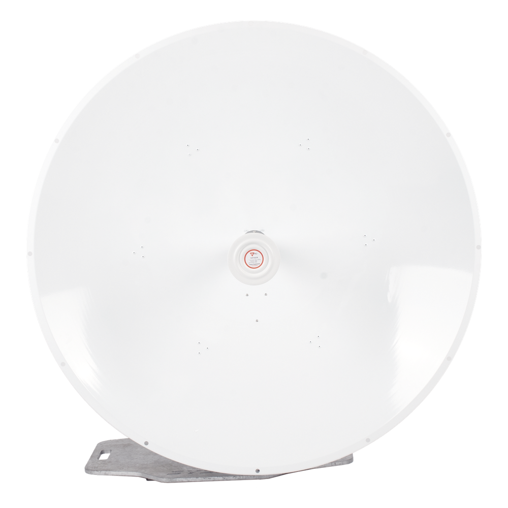 Antena direccional de 4 ft, 5.1 a 7.125 GHz, Ganancia 36 dBi, Conectores RP-SMA Hembra, Polarización doble, incluye montaje para torre o mástil