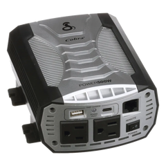 Inversor de Potencia / 500W Continuos / 1000W Pico / 2 Salidas AC GFCI / USB-A y USB-C Carga Rápida / Protección Pentagon / 12V DC a 115V AC