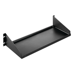 Charola para Rack 19 Pulgadas, Capacidad de Carga 34 kg, Acero Dulce Color Negro, 2 UR, Dimensiones 482x381x95 mm