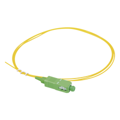 Pigtail de Fibra Óptica Monomodo SC/APC, Simplex de 1 Metro (3.28 Pies)