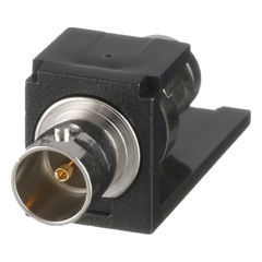 Módulo Acoplador Coaxial Tipo BNC, Mini-Com, de 75 Ohms, Color Negro