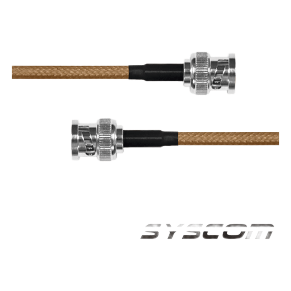 Jumper con Cable LP142 de 60 cm (23.62 pulgadas), con Conectores BNC Macho a BNC Macho.