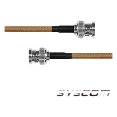Jumper con Cable LP142 de 60 cm (23.62 pulgadas), con Conectores BNC Macho a BNC Macho.