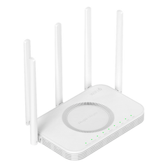Router ONU GPON/EPON Wi-Fi 6 / 3000 Mbps (2.4 GHz + 5 GHz) / Puerto PON SC/UPC / 4 Puertos Gigabit LAN/WAN / Puerto USB 2.0 / 5 Antenas Externas / Mesh / 192 Clientes