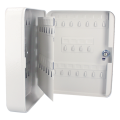 Caja para llaves con capacidad para 60 llaves/ Medidas 200 x 250 x 75 mm  (ancho x alto x profundidad)/ Fabricada en acero/ Cerradura con llave.