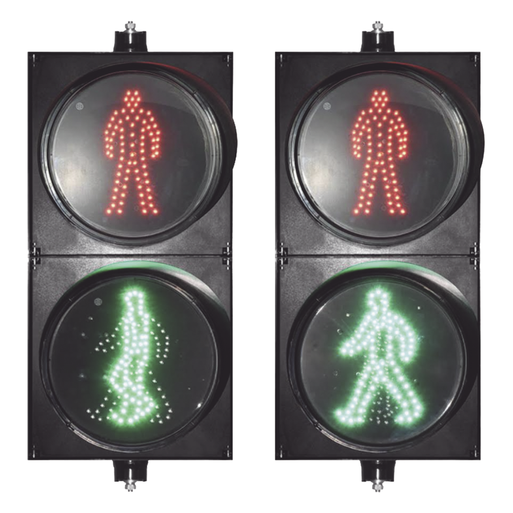 Semáforo Peatonal / Con Movimiento / Diámetro 20 Cm.