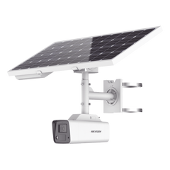 Kit Solar IP All in One / Cámara Bala ColorVu 4 Megapixel / Lente 4 mm / Panel Solar / Batería de Respaldo de Litio 23.2Ah (Hasta 24 Días) / Conexión 4G / Accesorios de Instalación