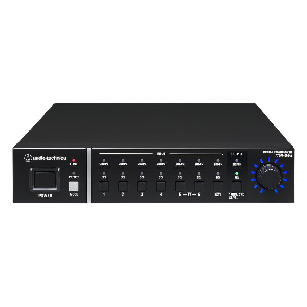 MEZCLADOR DIGITAL AUTOMÁTICO SMARTMIXER DE 6 CANALES CON CANCELACIÓN DE ECO.