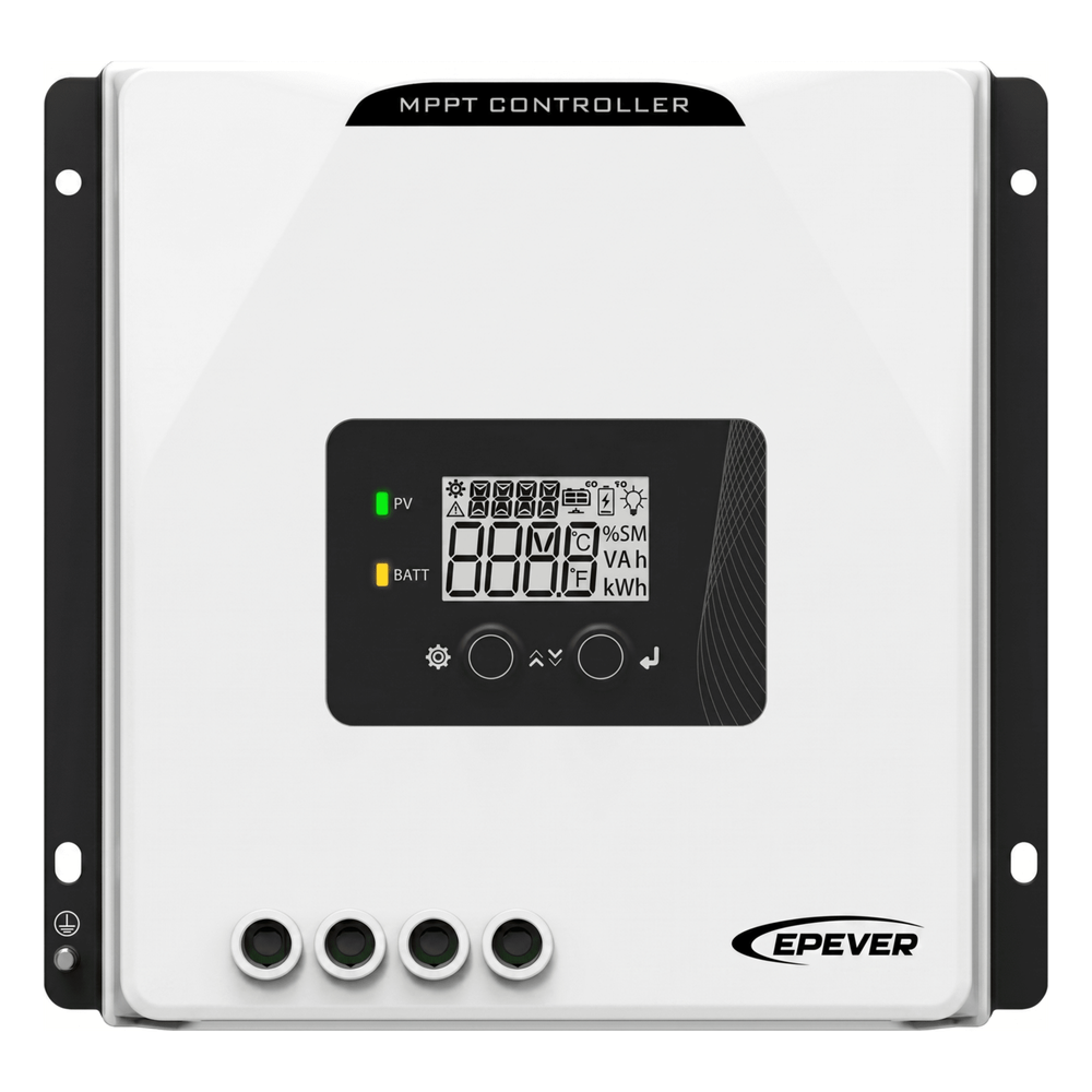 Controlador Solar MPPT / 40A / 12/24V / Voc 100V / Modo Sin Batería / Baterías Litio / IP32