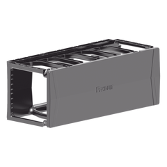 Organizador de Cables Horizontal PatchRunner™, Sencillo (Solo Frontal), Para Rack de 19in, 4UR