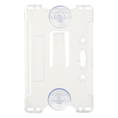 Porta tarjeta de plastico ABS / Transparente / Compatible con tarjetas ACCESSCARDEPC / PROCARDX o Formato CR80
