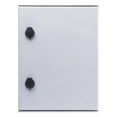 Gabinete de Poliéster IP65 Uso en Intemperie (300 x 400 x 200 mm) con Placa Trasera Interior de Plástico (Incluye Chapa y Llave).