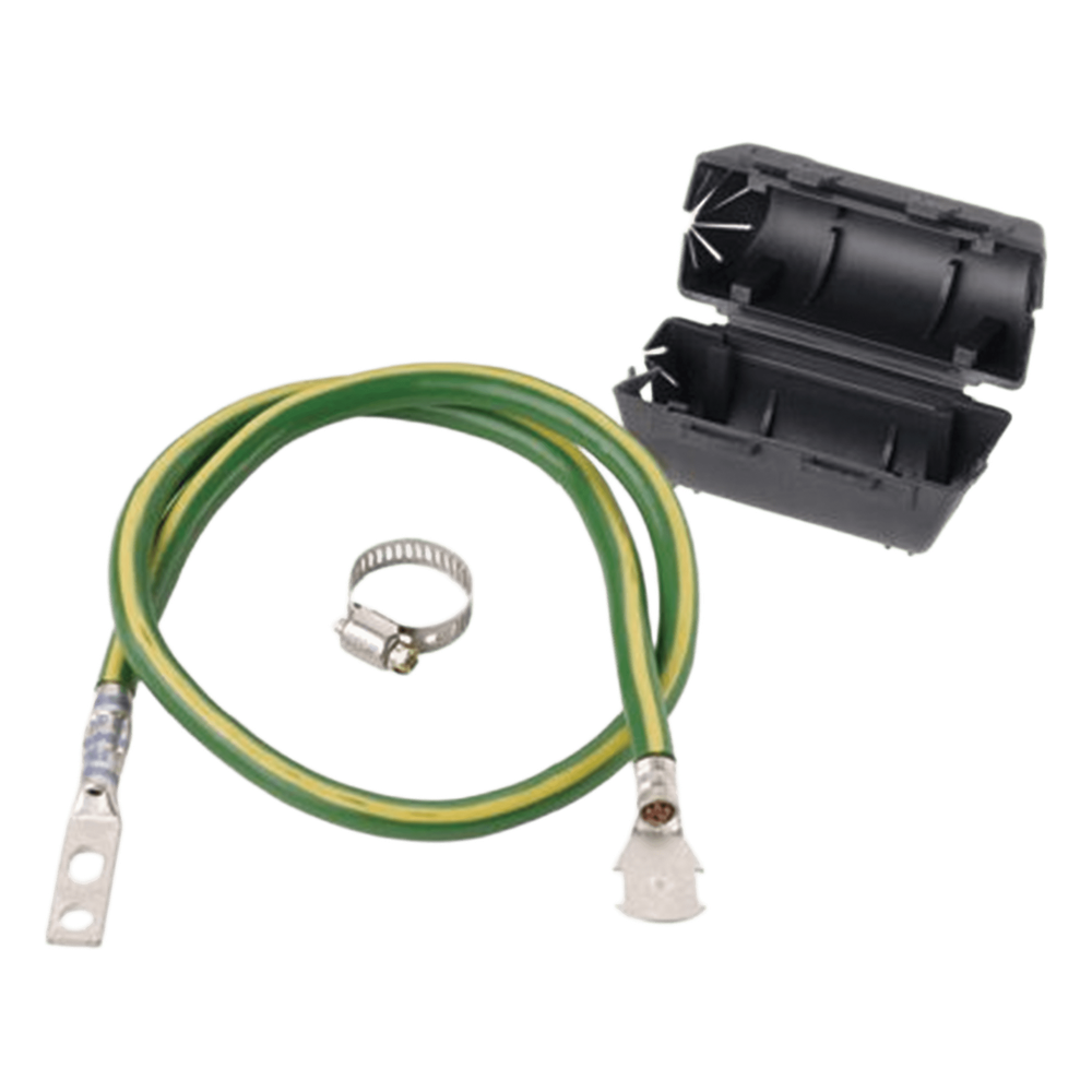 KIT de Tierra Física de Cable Blindado 6 AWG. Color Verde / Amarillo con Terminación en Extremos.