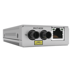 Convertidor de medios Fast Ethernet a fibra óptica, conector ST, multimodo (MMF), distancia hasta 2 km