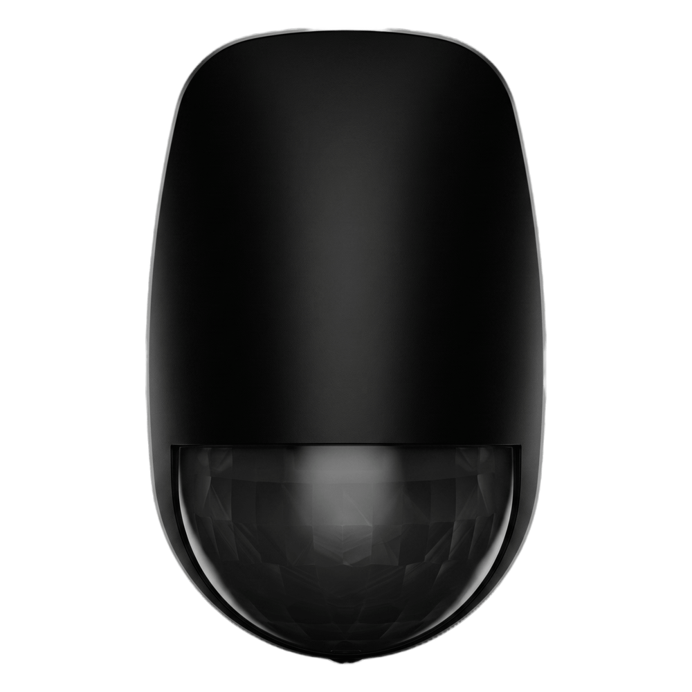 Detector PIR Inalámbrico Interior AX PRO / Inmunidad a Mascotas hasta 30 kg / Rango 15 m (49.2 ft) / Ángulo 85.9° / Tri-X Wireless 433 MHz / AES-128 / Batería 5 Años / Negro