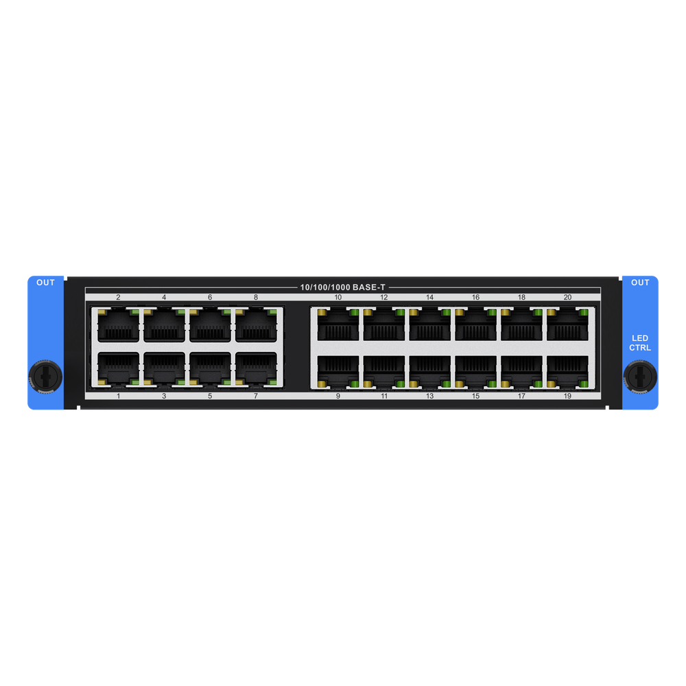 Tarjeta de Salida LED 20 Puertos Ethernet / 4K HDR10 / 10.4 MP / 16 Capas / Modos Mini y Estándar / Compatible Serie C66S
