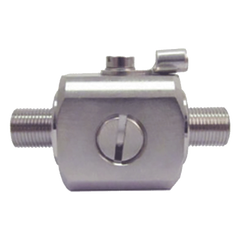Protector contra descargas eléctricas. Cubre los rangos de frecuencia de los amplificadores de Señal Celular. 75 Ohm. Conectores F hembra.