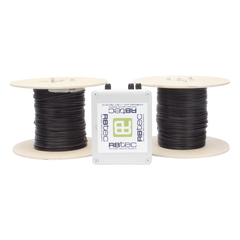 MICALERT Cable Sensor para Paredes, Rejas Rigidas o barandales / 2 zonas de 305 metros / 610 Metros de Protección Total/Tarjeta LPU400/Calibración via software