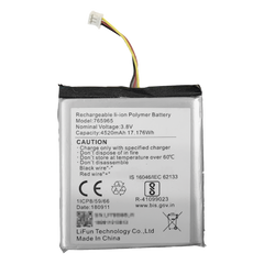 Batería de Respaldo para Panel de Alarma Hikvision / 4520 mAh / Compatible con Paneles AX PRO - AX HUB - Hibrido Versión 1 (DS-PHA64-W4P) y Repetidor AX PRO  DS-PR1-WB