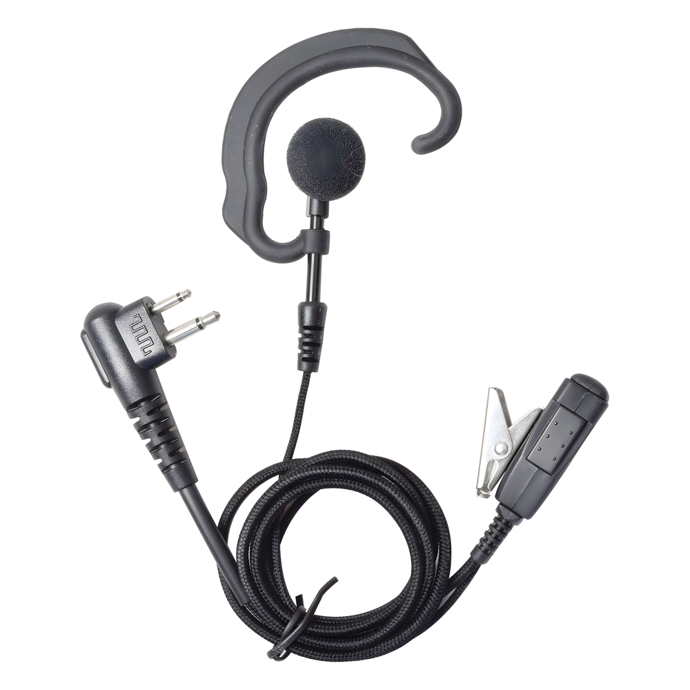 Micrófono Audífono de Solapa Estilo Gancho / CABLE FIBRA TRENZADA KEVLAR ULTRA RESISTENTE Pararadios GP300/SP50/P1225/PRO3150/EP450/EP350/MAG ONE/RDU2020/XV2600 y TC-500/518/600/610/620/700/1600/700EX