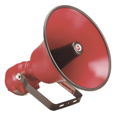 Altavoz amplificado de 30 W a 24VCD A Prueba de Explosiones Listado por UL y cUL para Clase I, División 1, Grupos B, C y D; Clase I, División 2, Grupo A, B, C y D; Clase II, División 2, Grupos F y G; Clase III