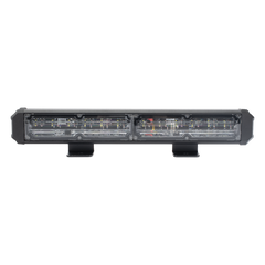 Barra de Luz de Advertencia, 2 Módulos de 6 LED, 11 Pulgadas Rojo/Claro