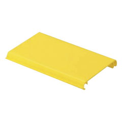 Tapa Con Bisagra a Presión Para Canaleta FiberRunner™ FR4X4YL10, de PVC Rígido, Color Amarillo, 3 m de Largo